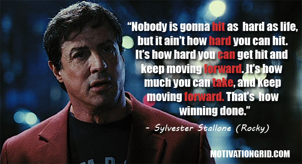 Sylvester Stallone, Quote, Rocky, Inspirational Movie Quotes
