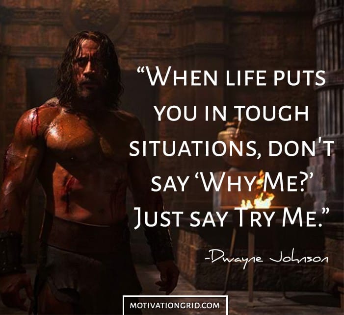 Dwayne Johnson quote from Pain and Gain image