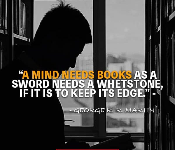 A mind needs books quote, george r.r. martin quotes, quotes by george r.r. martin