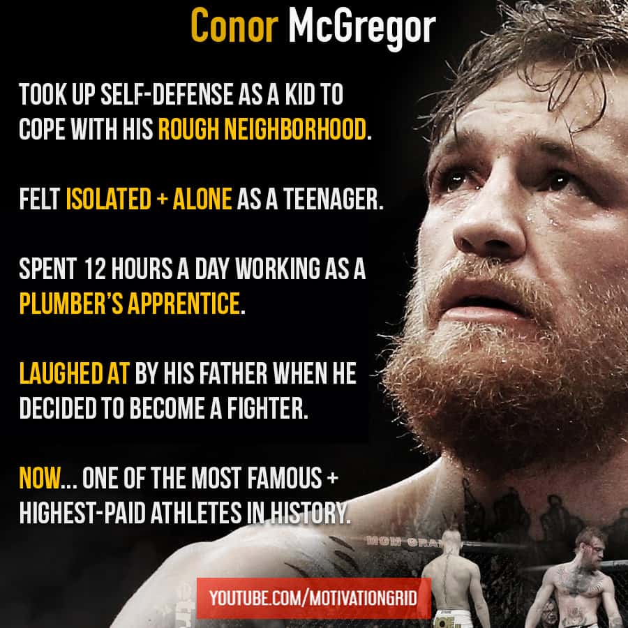 Conor McGregor story, Conor Mcgregor quotes