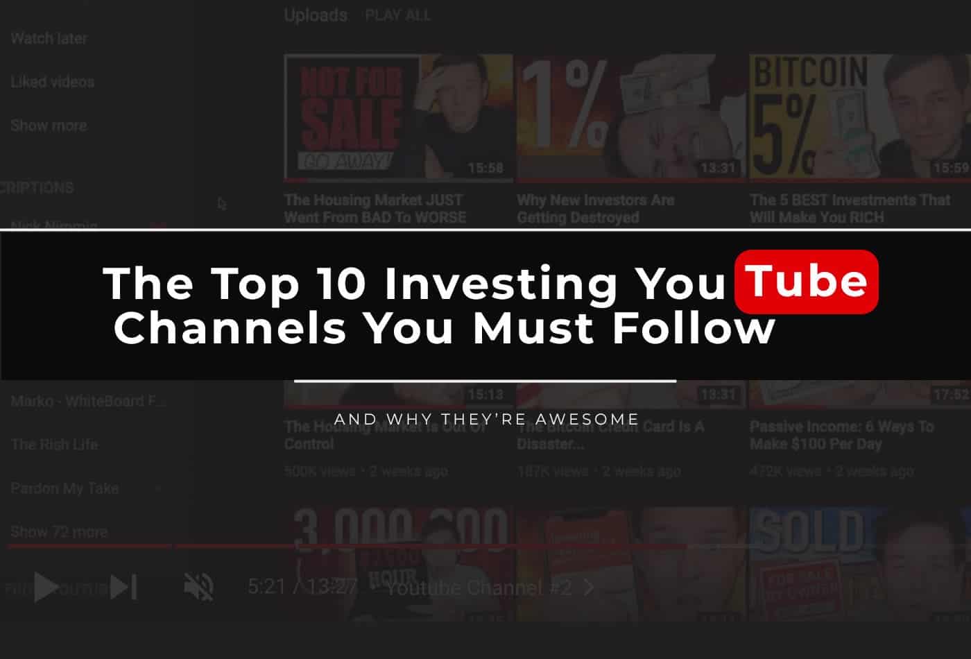 the best investing youtube channels